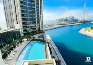 Luxurious Marina & Sea views 1BR near Blue Waters Dubai Marina By Maxx Value Homes - 甘图特