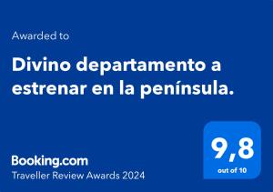 Divino departamento a estrenar en la península.