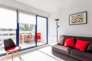 Appartements Chez Soizick - Superbe T2 avec parking prive face au Golf : photos des chambres