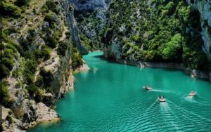 CAMPING LOCATION MOBIL HOME : Les gorges du Verdon et lac de Sainte Croix.