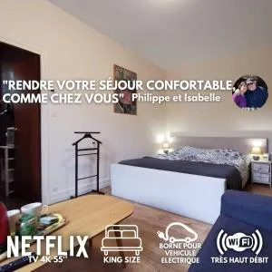 Belle chambre d'hôtes avec petit déjeuner chez Phil et Isa - Calignac