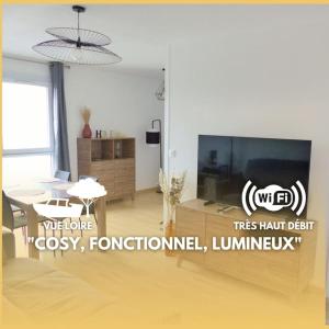 Appartements VULCAIN 4, 14eme, Ile de Nantes, vue exceptionnelle avec parking : photos des chambres