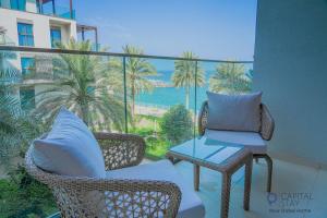 Capital Stay- Private Two Bed Apartment - The Address Beach Resort Residences Fujairah