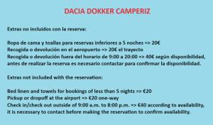 Dacia Dokker Camperiz