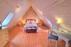 Maisons de vacances Le charme d'une chaumiere typiquement bretonne : photos des chambres