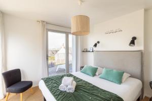 Maisons de vacances Ty Far - Villa pour 8 vue sur le Port : photos des chambres