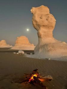 white desert safari camp