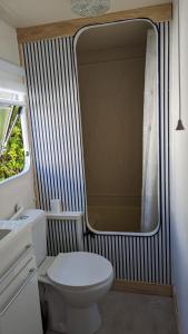 Mobil home avec terrasse camping du gouffre numéro 88 plougrescant