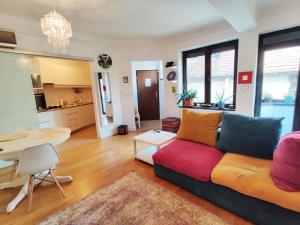 Old Town Bohemian Studio with garden view balcony