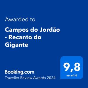 Campos do Jordão - Recanto do Gigante