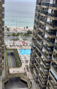Apart na Praia da Barra da Tijuca ,Posto 6 Aptº inteiro para até 4 pessoas