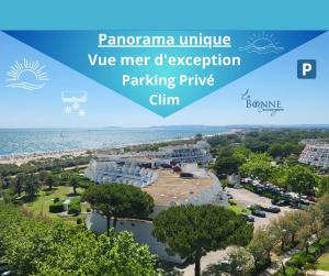 obrázek - Le Panoramique * Vue Mer Exceptionnelle * Clim * Véranda * Parking Privé * Front de mer