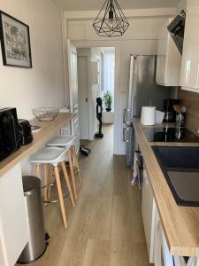 Appartement centre ville 3 chambres rénové+parking