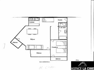 Résidence Hauts De Chaviere - VAL THORENS location: spacieux 2 pièces pour 6 avec 3 balcons ensoleillés (45 m2) MAE-9019