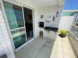 Apartamento Pé na Areia vista para o MarPraia G.