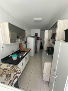 Apartamento Pé na Areia vista para o MarPraia G.