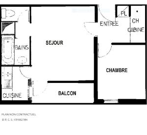 Résidence Jetay - Appartement 4 personnes aux Ménuires MAE-5144