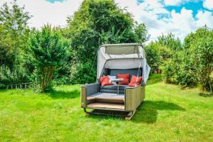 Outdoor Lounge mit Seeblick