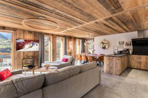 Chalet Du Col De La Lune - Appartement neuf dans un chalet au centre de St Martin de Belleville MAE-0804