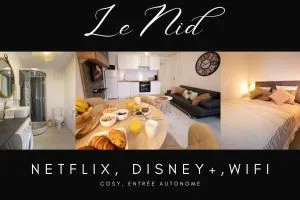 Le Nid 3 étoiles Wifi, Netflix, Disney, Coeur de Bastide - 马勒维尔