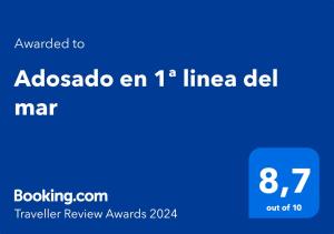 Duplex con piscina individual y vistas al mar en Torrevieja