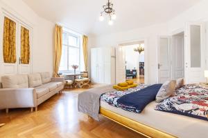 Royal Apartment by Charles Bridge view of Saint Nicholas Church