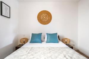Villas Plan de la Tour M2 - Villa 6 pers climatisee, 3 ch, piscine privee chauffee, calme & verdure : photos des chambres