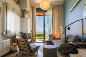Pelagos Paradise Seafront Villa by Booking Kottas - 卡拉姆西
