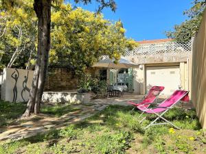 Studio 2 couchages avec jardin à Bormes-les-Mimosas - FR-1-251-583