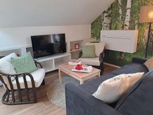 Studio 4 pers avec balcon et jardin