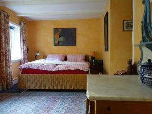 Romantic thatched roof house