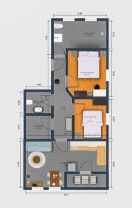 EcoCube Lingen - Balkon, 2Zimmer, Waschmaschine, GästeWC, Backofen