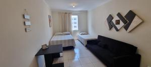 Apartamento Kit Ocian na Praia Grande Frente Mar