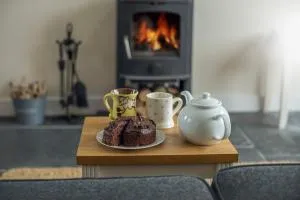 Luxury cottage with private INDOOR hot tub+woodlands - Cwm-Morgan