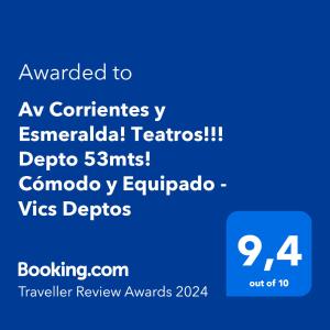 Av. Corrientes y Esmeralda - Teatros - BsAs