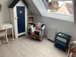 Maison 50 m de la Plage Valentin, vue sur mer