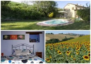 Casa il Girasole con piscina nelle Marche - Piediripa