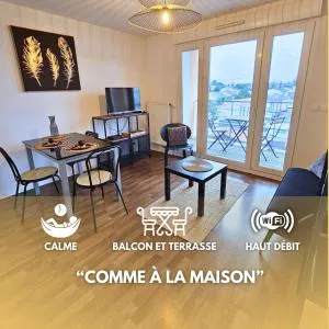 [Cosy] Appartement équipé avec terrasse, Wifi - 格拉迪尼昂