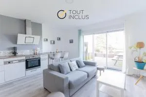 ROSCAROC ENEZ KARN - Joli T2 vue mer proche plage - 朗代达