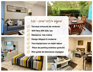 Appartements Studio Renove au calme avec Terrasse Trouville : photos des chambres