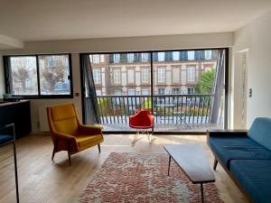 Appartements Au Nom du Zen 3 pieces avec terrasse coeur Deauville : photos des chambres