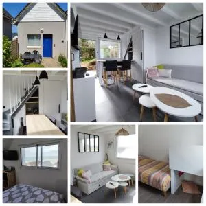 Maison VUE MER 50m PLAGE de TRESTEL GR34 entre Perros Guirec côte de granit rose et l'île de Bréhat - Boudilleau