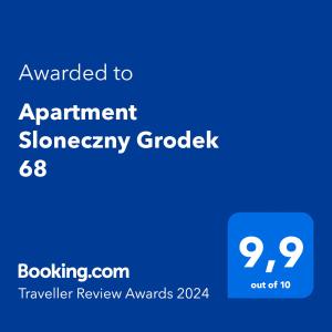 Apartment Sloneczny Grodek 68