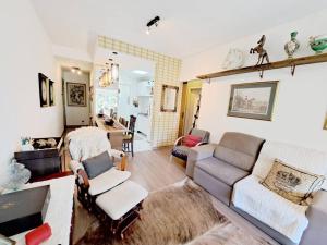 Apto Varanda Verde com Lareira