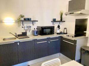 Appartements CAPTAL beau 2 pieces coeur de ville parking terrasse : photos des chambres