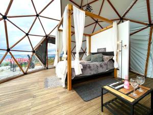 Lujoso Glamping MarQua Spa Guatavita Wifi Cocina
