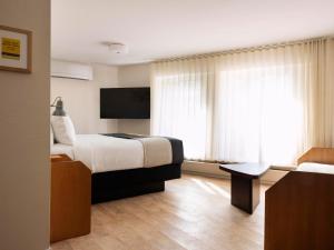 Deluxe King Suite room in Twin Owls Motor Lodge