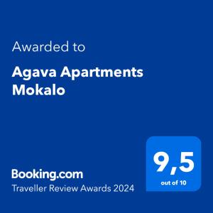 Agava Apartments Mokalo