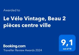 Appartements Le Velo Vintage, Beau 2 pieces centre ville : Appartement 1 Chambre