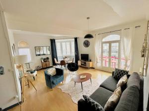 Appartements Le Cocon Briochin, grand appartement en plein centre de SaintBrieuc : photos des chambres